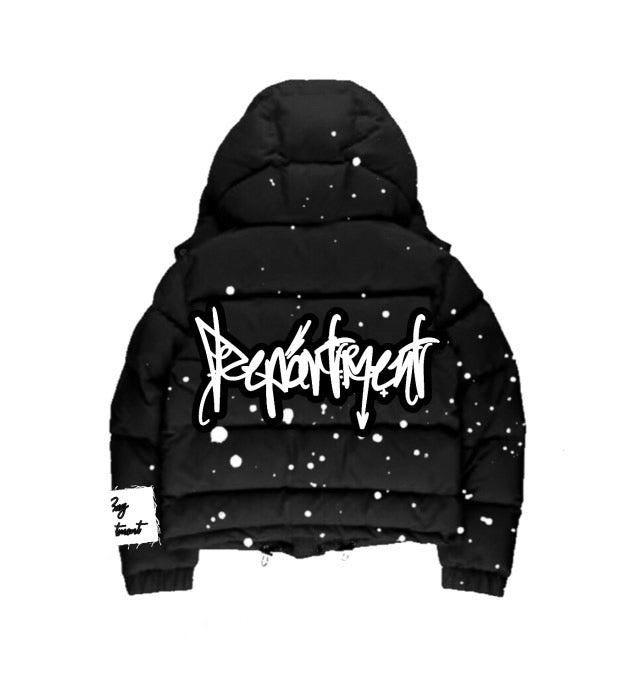 Graffiti Puffer Jacket